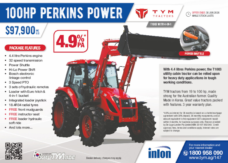 TYM T1003 Cabin Package oe 30.6